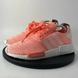 Adidas NMD R1 Orange Coral Running Shoes BY3034 Women’s Size 10