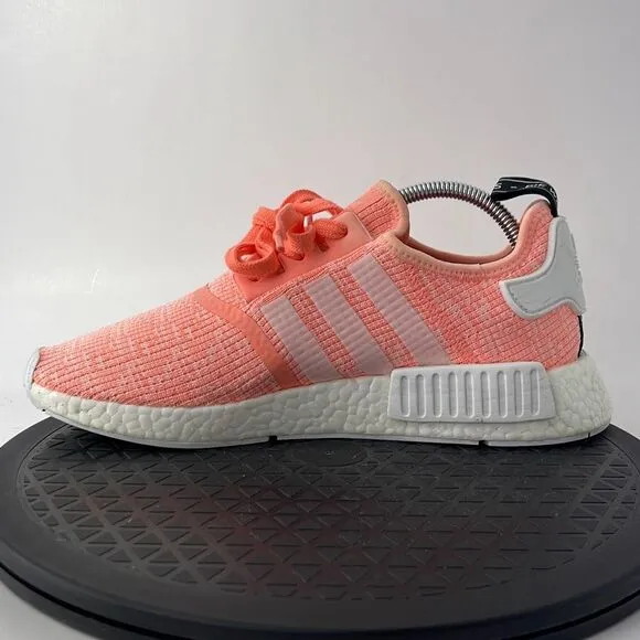 Adidas NMD R1 Orange Coral Running Shoes BY3034 Women’s Size 10
