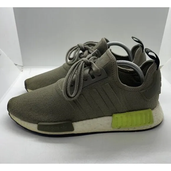 Adidas NMD R1 Trace Cargo Yellow 2019 Men's Size 8 Athletic Running Shoes BD7750