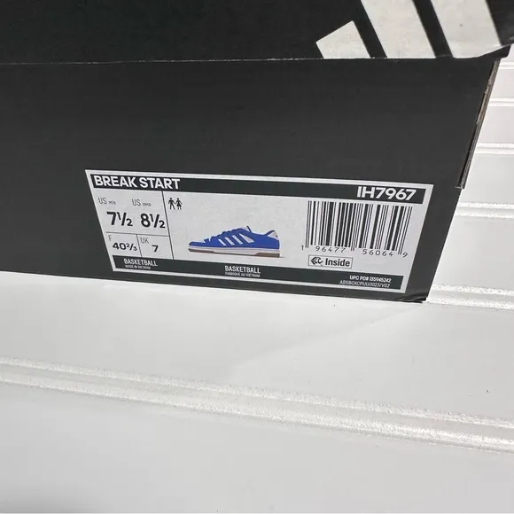 Adidas NWT Break Start sneakers shoes blue men’s 7.5