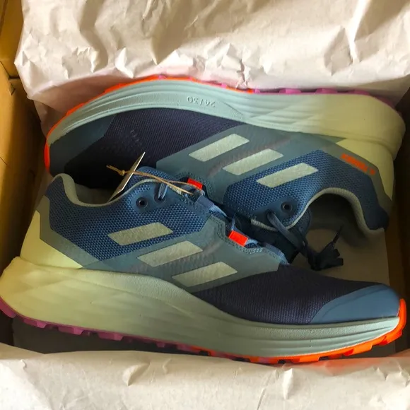 Adidas NWT TERREX Men's RUNNING SHOES-AGRAVIC FLOW 2 TRAIL- 11 M