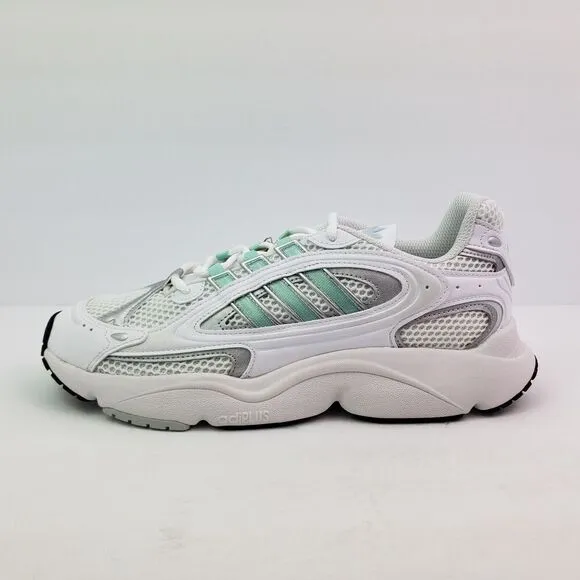 Adidas Ozmillen Mens Size 11 White Clear Mint Silver Running Sneaker Shoes IF656