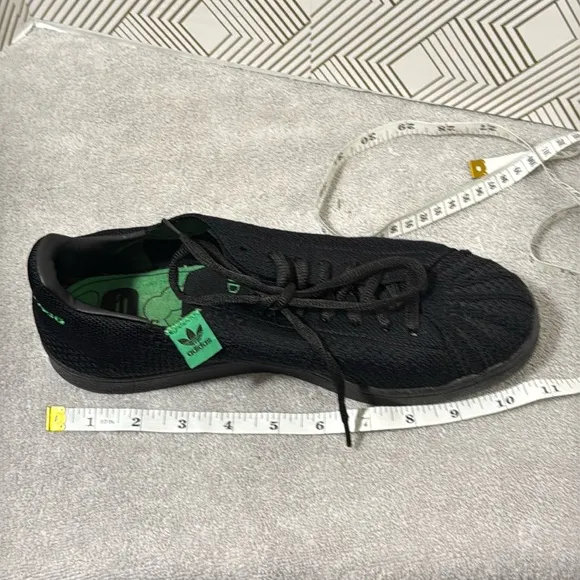 Adidas Pharrell X Superstar primeknit  sneakers human race shoes black and green