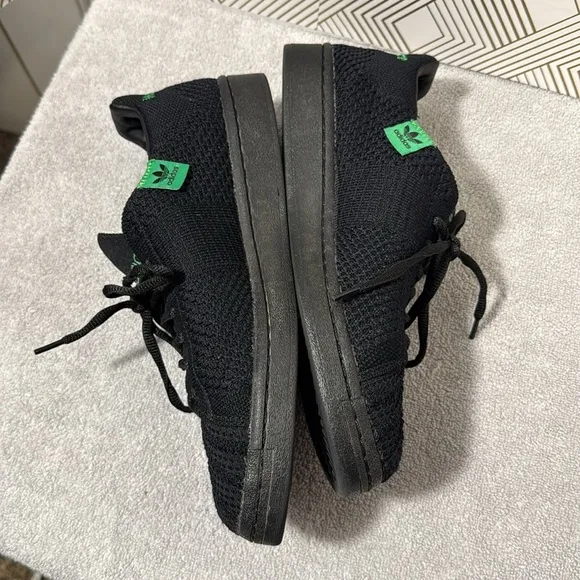 Adidas Pharrell X Superstar primeknit  sneakers human race shoes black and green