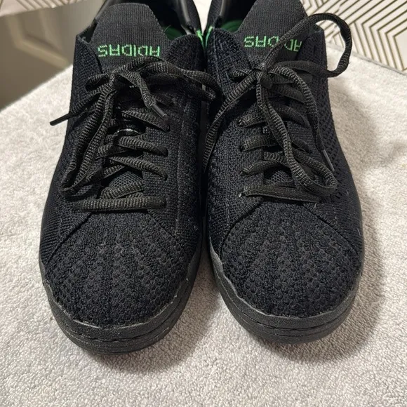 Adidas Pharrell X Superstar primeknit  sneakers human race shoes black and green