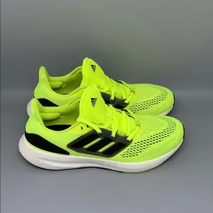 Adidas PureBoost 22 Solar Yellow Running Shoes HQ1450 Men's Sz 10.5 NWT