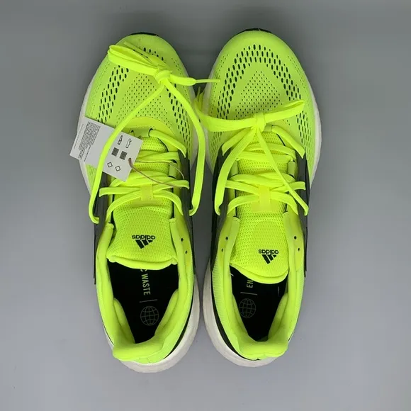 Adidas PureBoost 22 Solar Yellow Running Shoes HQ1450 Men's Sz 10.5 NWT