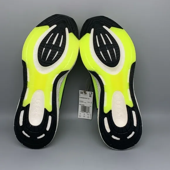 Adidas PureBoost 22 Solar Yellow Running Shoes HQ1450 Men's Sz 10.5 NWT