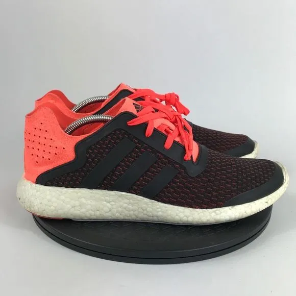 Adidas Pureboost Black/Orange Athletic Running Shoes B34870 Men’s Size 12