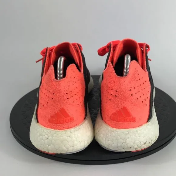 Adidas Pureboost Black/Orange Athletic Running Shoes B34870 Men’s Size 12
