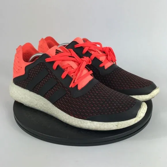 Adidas Pureboost Black/Orange Athletic Running Shoes B34870 Men’s Size 12