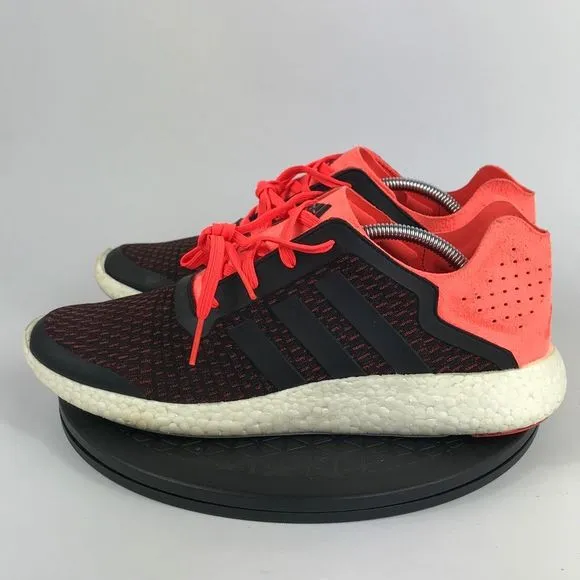 Adidas Pureboost Black/Orange Athletic Running Shoes B34870 Men’s Size 12