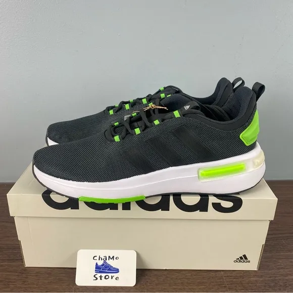 Adidas Racer TR23 Running Shoes Dark Grey Green ID3054 Men’s Sz