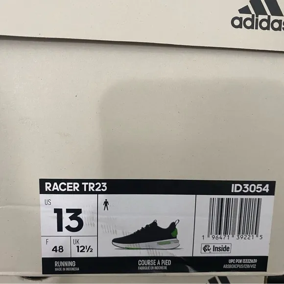 Adidas Racer TR23 Running Shoes Dark Grey Green ID3054 Men’s Sz