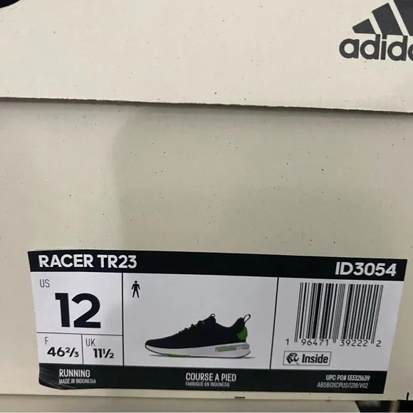 Adidas Racer TR23 Running Shoes Dark Grey Green ID3054 Men’s Sz