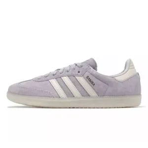 Adidas Samba OG Shoes Silver Dawn Purple IG6176 Mens Size 12
