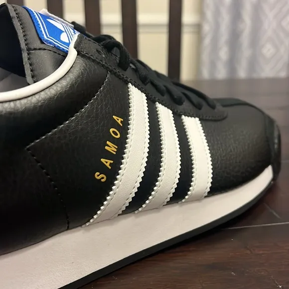 Adidas Samoa shoes sneakers new black white 019351 Mens Size 11.5