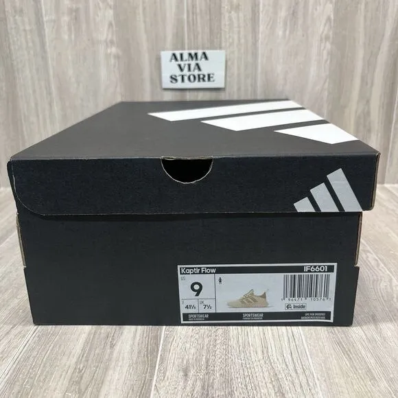 Adidas Shoes Kaptir Flow White IF6601 Walking Comfort Workout Gym Woman’s Sz 9