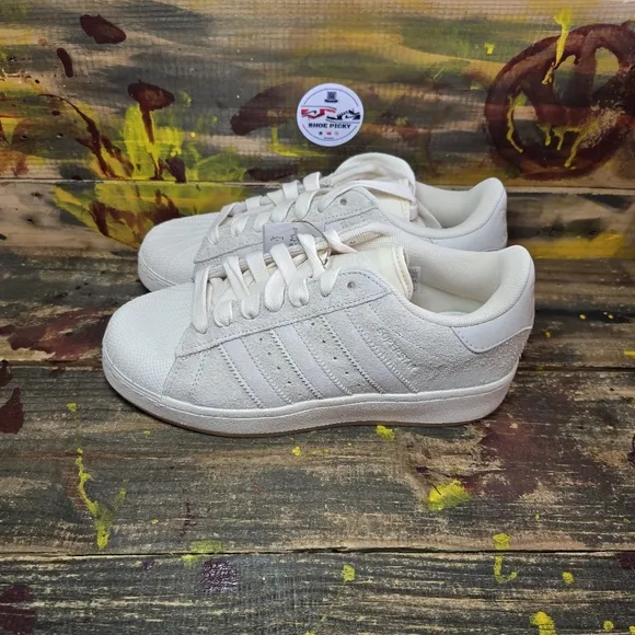 Adidas Superstar XLG Wonder White Shoes Sneakers IG2124 Woman’s Sz 8.5