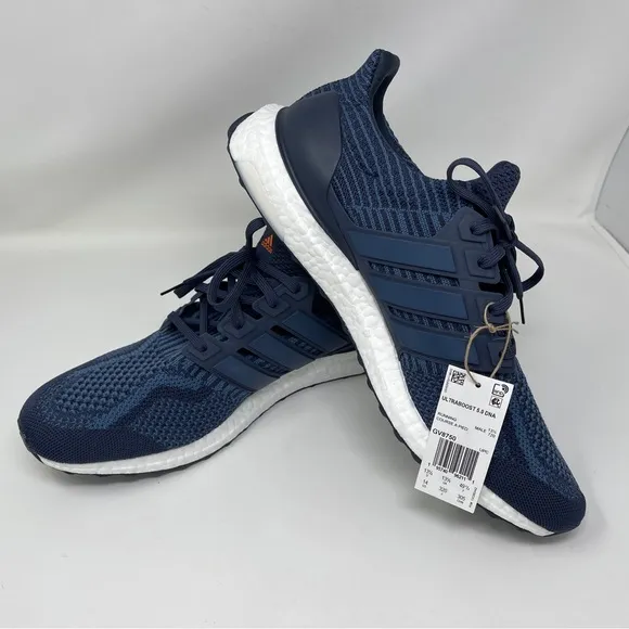 ADIDAS Ultra Boost 5.0 DNA Shadow Navy/Wonder Steel GV8750 Men's shoes sz 13.5
