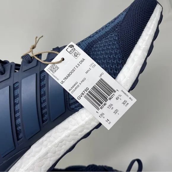 ADIDAS Ultra Boost 5.0 DNA Shadow Navy/Wonder Steel GV8750 Men's shoes sz 13.5