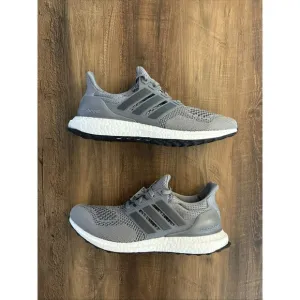 Adidas Ultraboost 1.0 Grey White Black Running Shoes HQ4200 Men Size 11 New