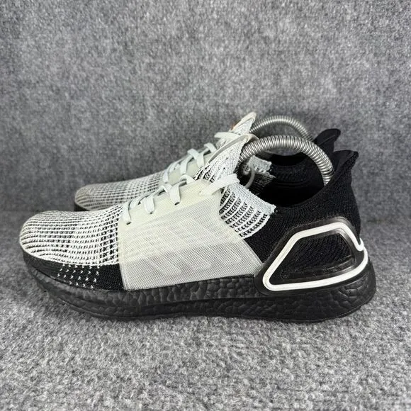 Adidas Ultraboost 19 Shoes Womens 8.5 Black Blue Tint Athletic Running