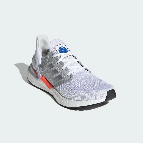 Adidas Ultraboost 20 Low Womens Running Shoes White Silver FX7992 NEW* Size 6.5