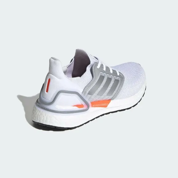 Adidas Ultraboost 20 Low Womens Running Shoes White Silver FX7992 NEW* Size 6.5