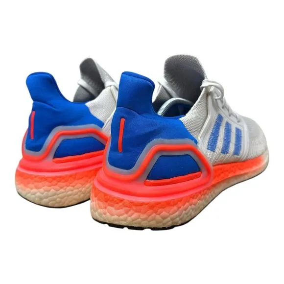 Adidas‎ Ultraboost 20 Men's Running Shoes Size 13 White Primeknit Lightweight