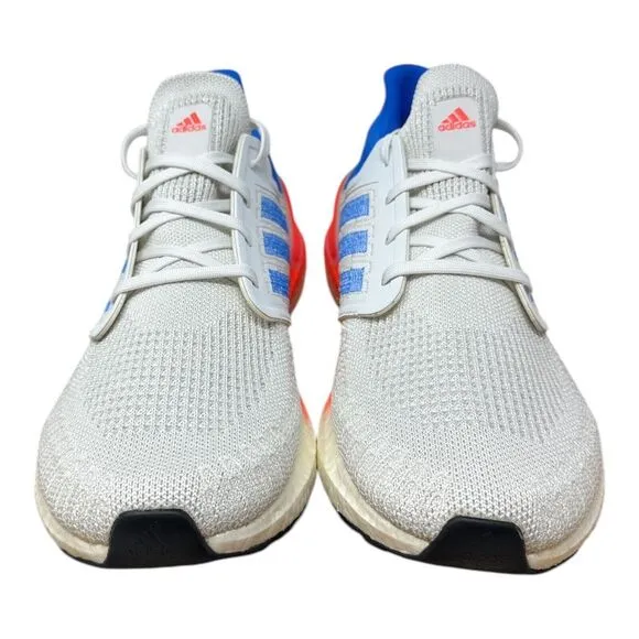 Adidas‎ Ultraboost 20 Men's Running Shoes Size 13 White Primeknit Lightweight