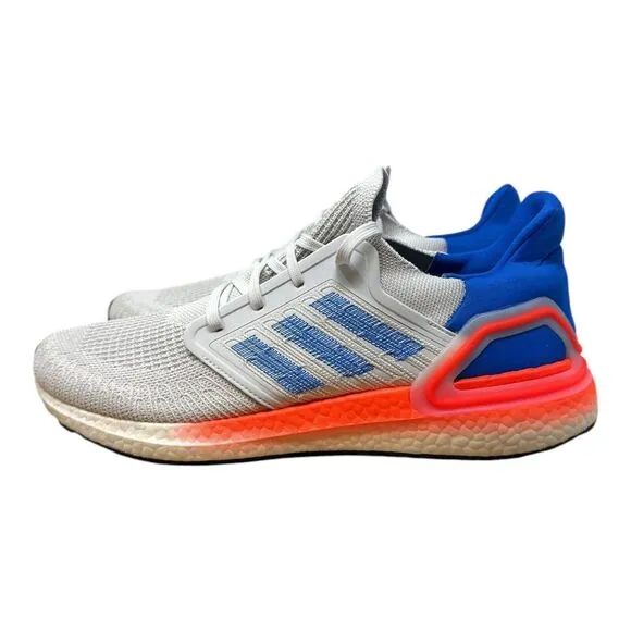 Adidas‎ Ultraboost 20 Men's Running Shoes Size 13 White Primeknit Lightweight