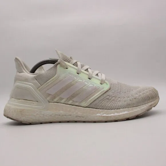 Adidas UltraBoost 20 Men's Size 11 Running Shoes FW8721 'White Iridescent'