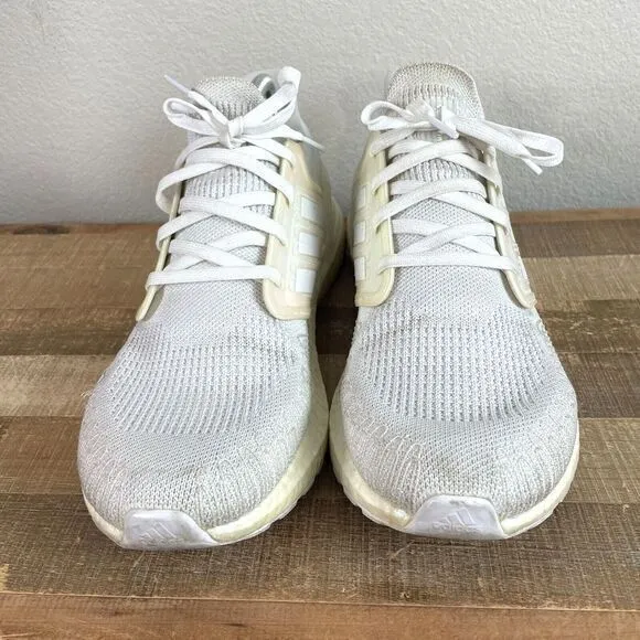 Adidas UltraBoost 20 White Iridescent Running Shoes Mens‎ 12 Cushion 2020 FW8721