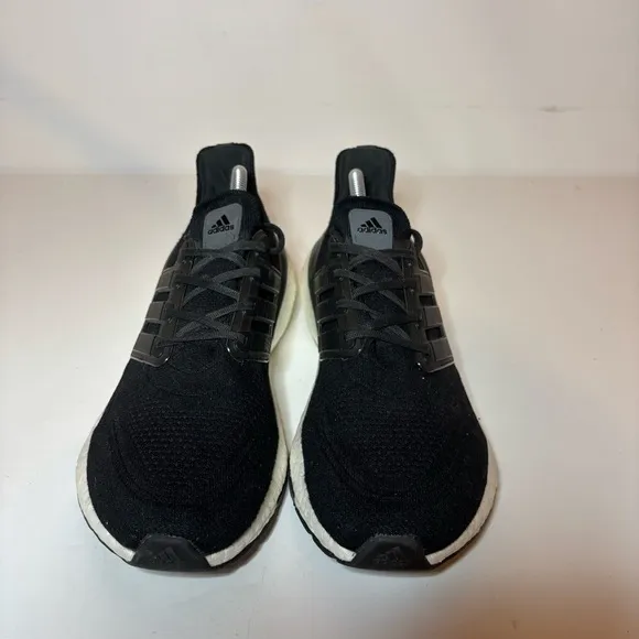 Adidas UltraBoost 21 Black White Sneakers Running Shoes Women's Size 10.5