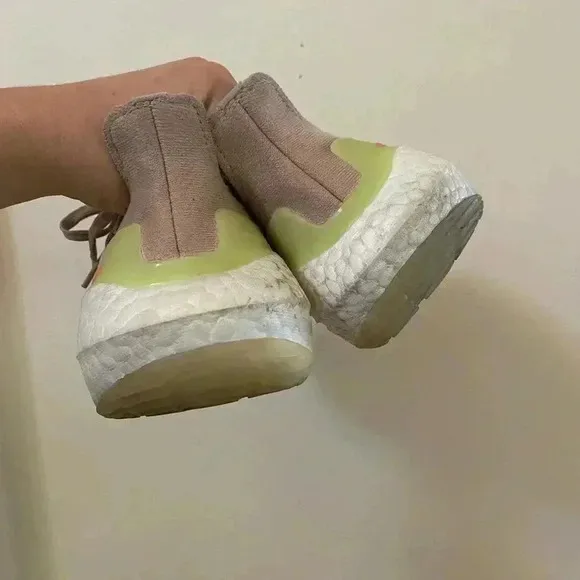 ADIDAS ULTRABOOST 21 FY0399 BEIGE DUSTY PINK RUNNING SNEAKERS WOMENS SIZE 9.5