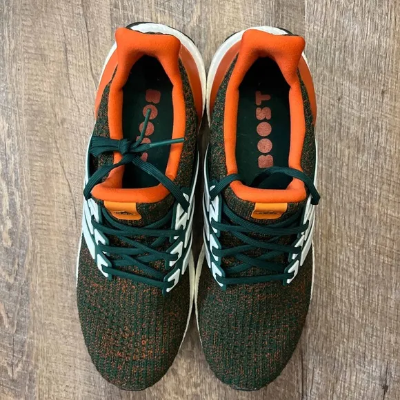 Adidas UltraBoost 4.0 Miami Hurricanes Green Orange