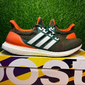 Adidas UltraBoost 4.0 Miami Hurricanes Green Orange