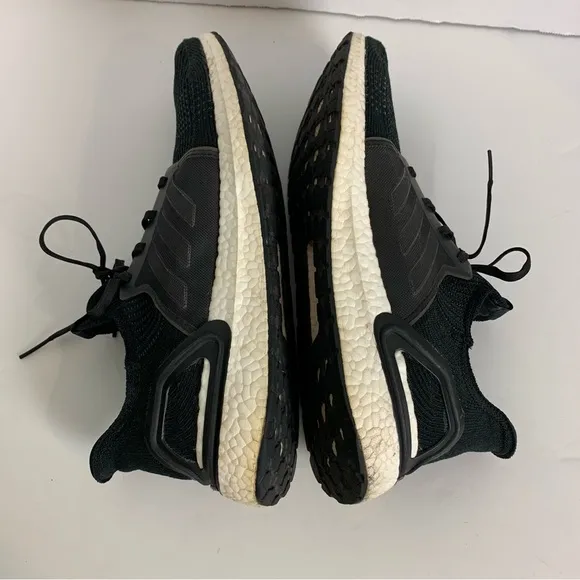 Adidas Ultraboost Black Athletic Running Shoes Lace Up Sneakers Mens Sz 13