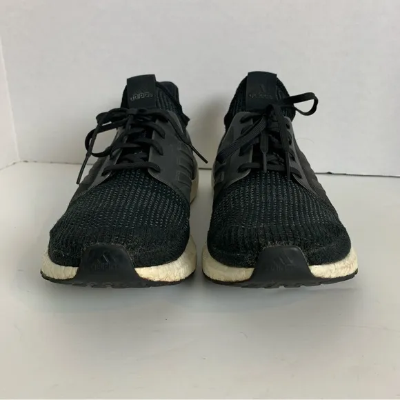 Adidas Ultraboost Black Athletic Running Shoes Lace Up Sneakers Mens Sz 13
