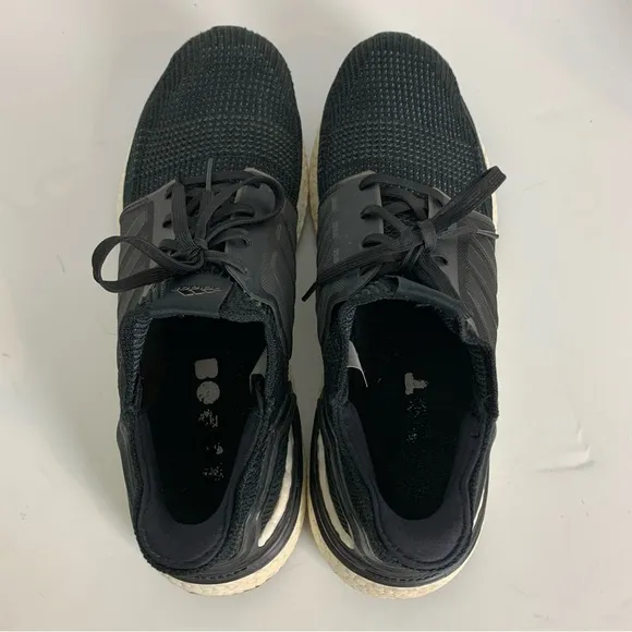 Adidas Ultraboost Black Athletic Running Shoes Lace Up Sneakers Mens Sz 13