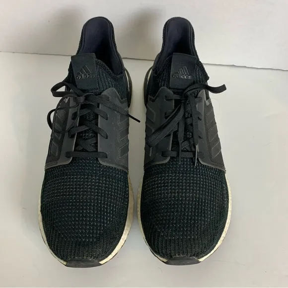 Adidas Ultraboost Black Athletic Running Shoes Lace Up Sneakers Mens Sz 13