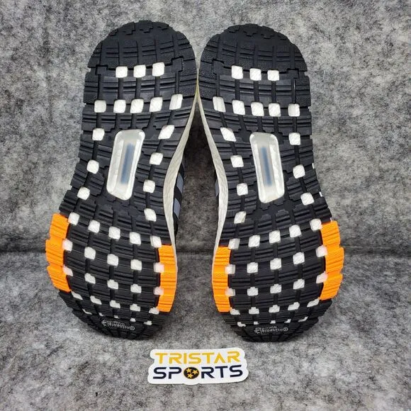 Adidas Ultraboost Running Shoes Mens 7.5 Black Orange Cold Winter.Rdy EG9798