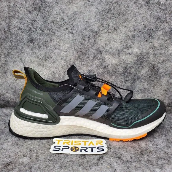 Adidas Ultraboost Running Shoes Mens 7.5 Black Orange Cold Winter.Rdy EG9798