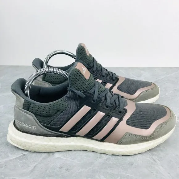 Adidas Ultraboost Ultra Boost Dna S&amp;L Womens‎ Size 9 Running Shoes Grey FW4907