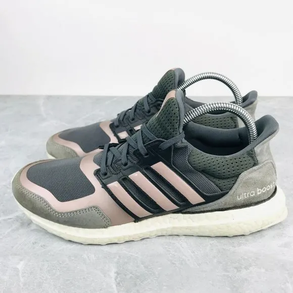 Adidas Ultraboost Ultra Boost Dna S&amp;L Womens‎ Size 9 Running Shoes Grey FW4907