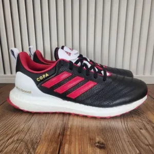 Adidas Ultraboost x Copa HQ5903 Women 8 Black Red Leather Running Sneakers Shoes