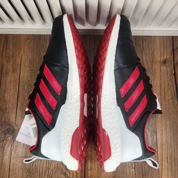 Adidas Ultraboost x Copa HQ5903 Women 8 Black Red Leather Running Sneakers Shoes