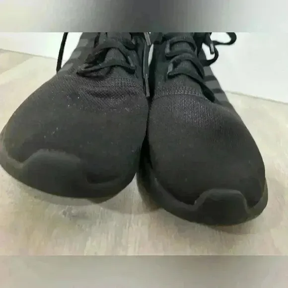 Adidas Womens Cloudfoam Pure 2.0 Black Running Shoes Sneakers Size 10