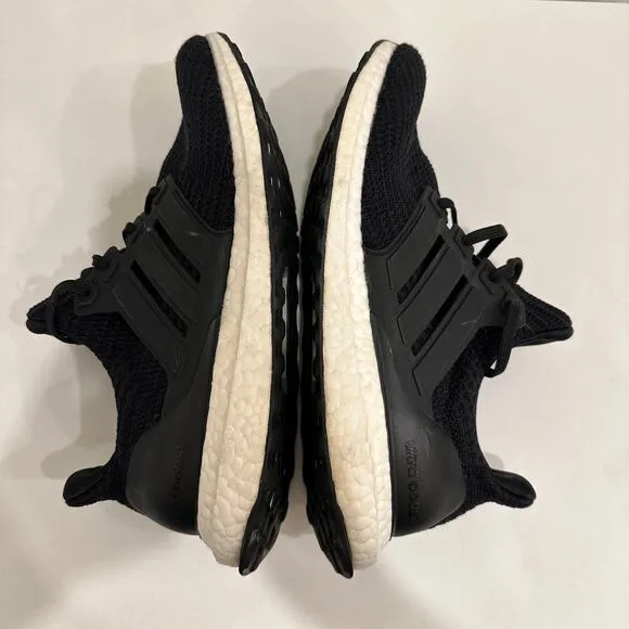 Adidas Women's Size 8 Ultraboost 4.0 Black/White Athletic Running Sneaker Shoes